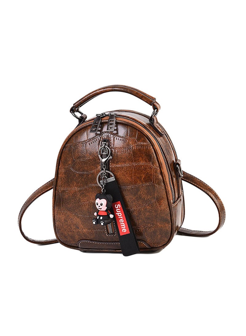 Fashionable Handbag Brown 