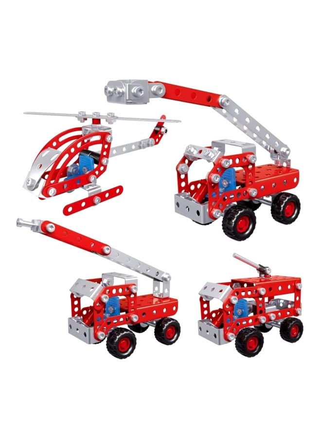 روبيك مجموعة بناء شاحنة إطفاء 4 في 1 مكونة من 121 قطعة - Image 1