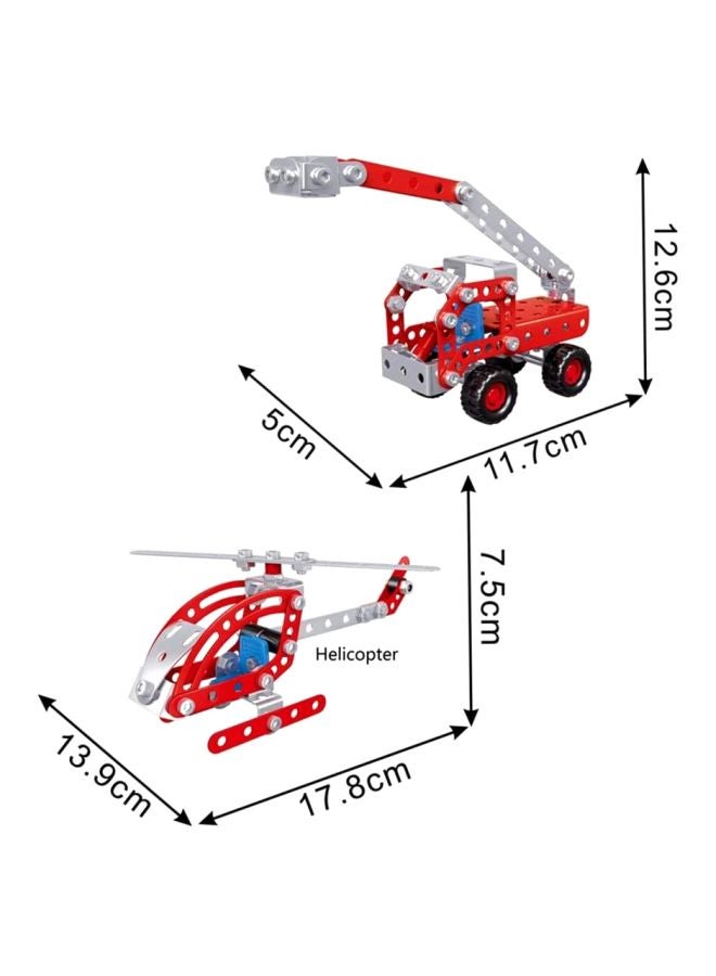 روبيك مجموعة بناء شاحنة إطفاء 4 في 1 مكونة من 121 قطعة - Image 3