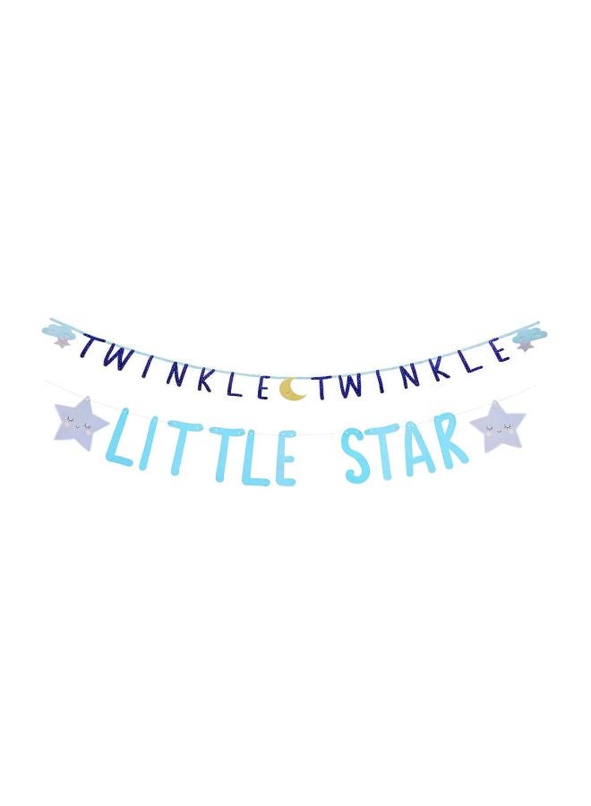 Amscan Twinkle Little Star Jumbo Letter Banner 10inch - Image 1