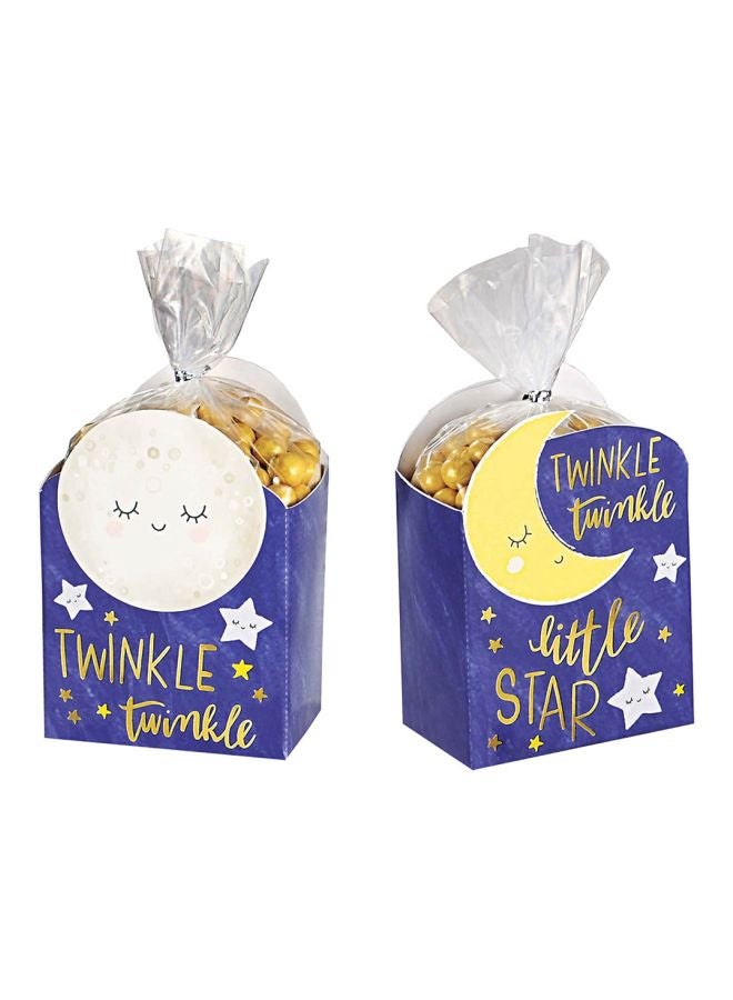 Amscan 8-Piece Twinkle Little Favor Box Kit 7.62 x 10.16cm - Image 1