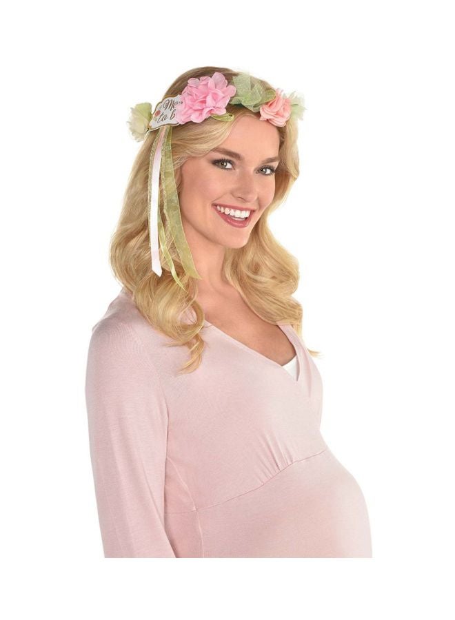 Amscan Mom To Be Floral Headband - Image 2