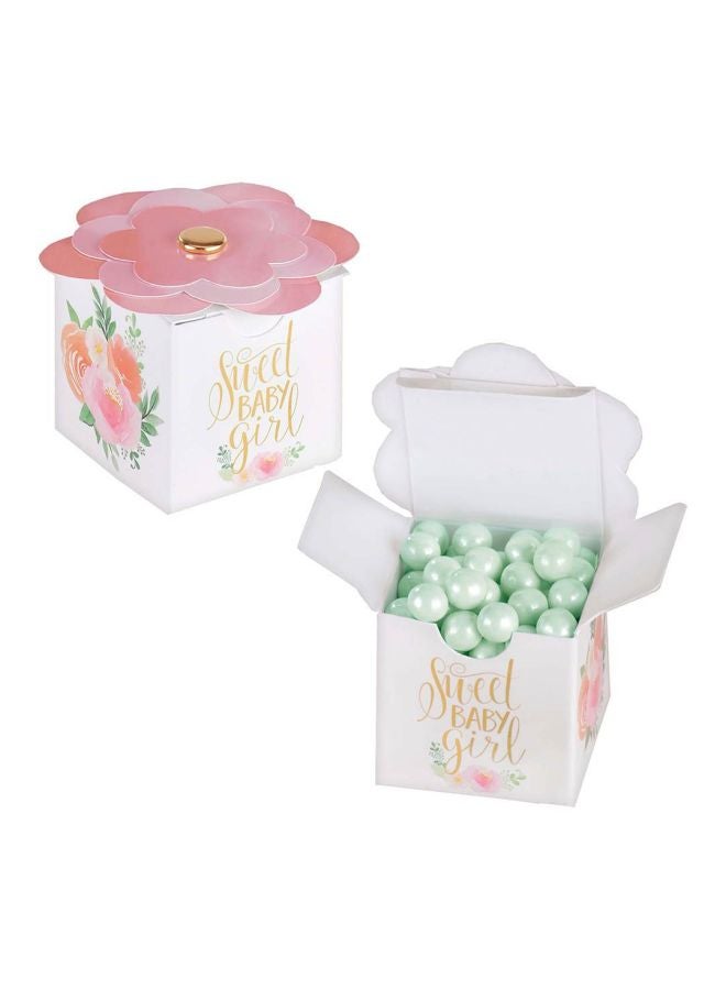 Amscan 8-Piece Floral Party Favor Box Set 382165 - Image 1