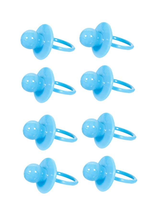 Amscan 8-Piece Shower Pacifier Party Favor Set - Image 1