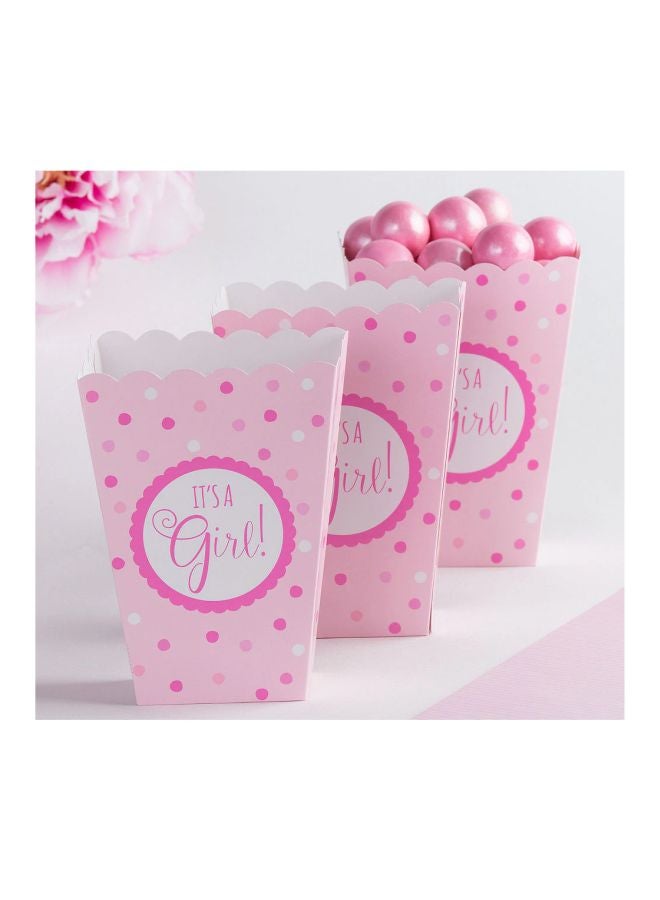 Amscan Its A Girl Paper Popcorn Box 13.34x9.53cm - Image 2