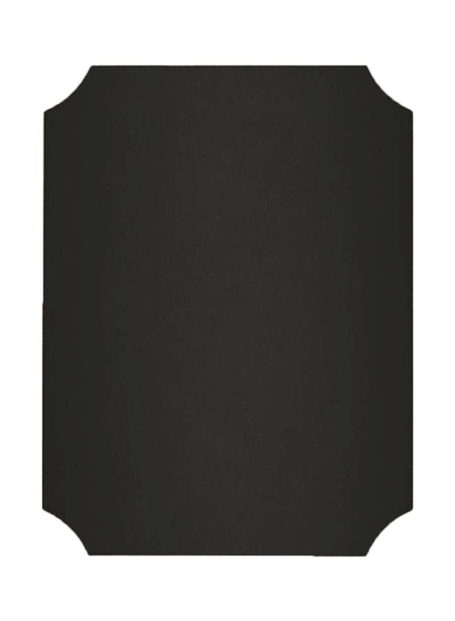 أمسكان لافتة لامعة بتصميم سبورة مزودة بحامل طراز 241428 أسود - Image 2