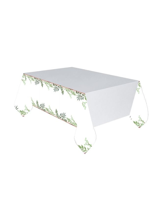 Amscan Leaves Printed Paper Tablecover 572143 96x54inch