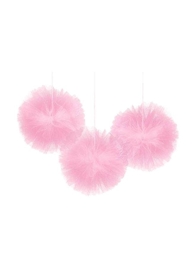 Amscan 3-Piece Tulle Fluffy Banner Set - Image 1