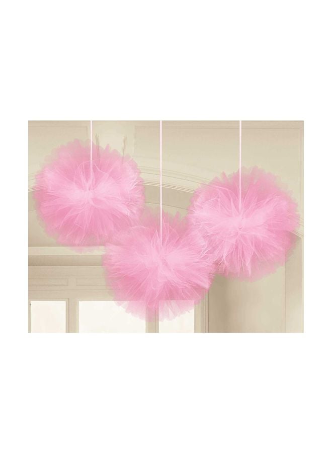 Amscan 3-Piece Tulle Fluffy Banner Set - Image 2