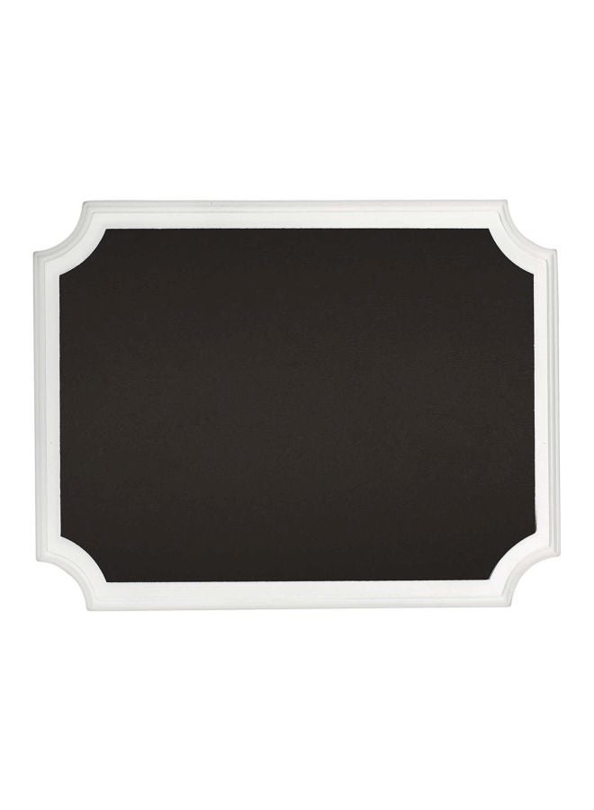 أمسكان لافتة لامعة بتصميم سبورة مع حامل أسود/ أبيض - Image 2