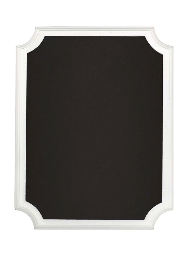 أمسكان لافتة لامعة بتصميم سبورة مع حامل أسود/ أبيض - Image 1