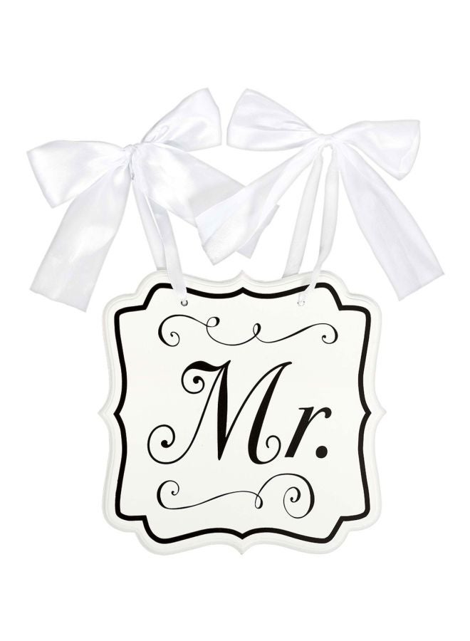 Amscan Hanging Sign With Ribbon - Image 1