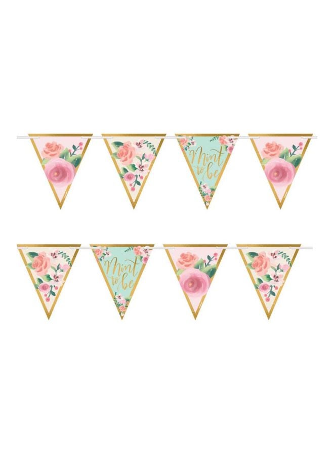 Amscan Mint To Be Pennant Banner - Image 2