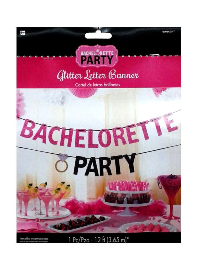 Amscan Bachelorette Glitter Party Banner 144x5inch - Image 2