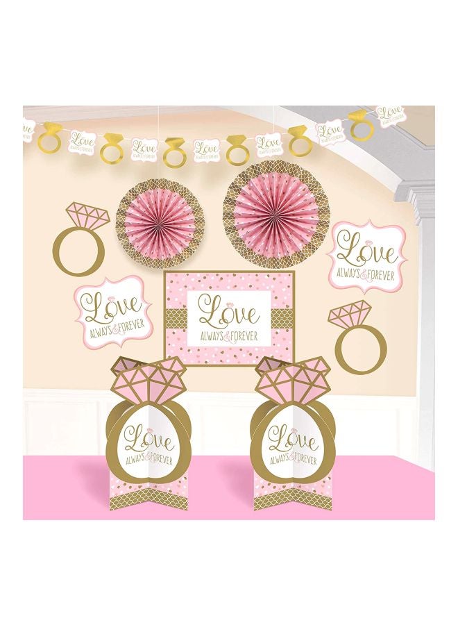 أمسكان مجموعة ديكور لامع لقاعة الزفاف من 10 قطع طراز 241888 - Image 2