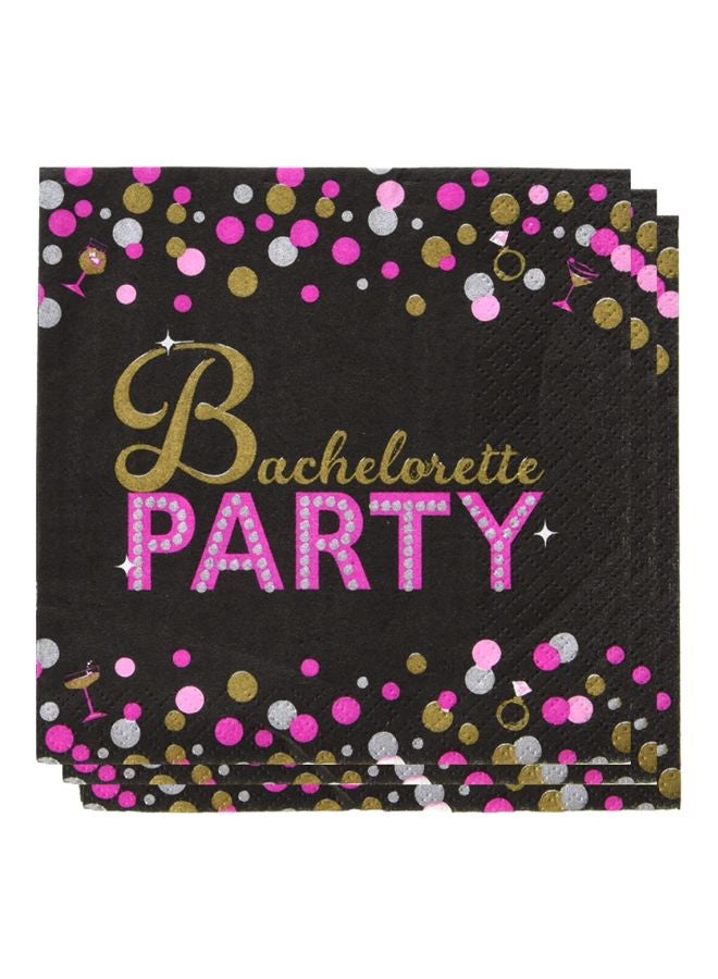 Amscan 16-Piece Bachelorette Party Beverage Tissue Set 501549 - Image 1