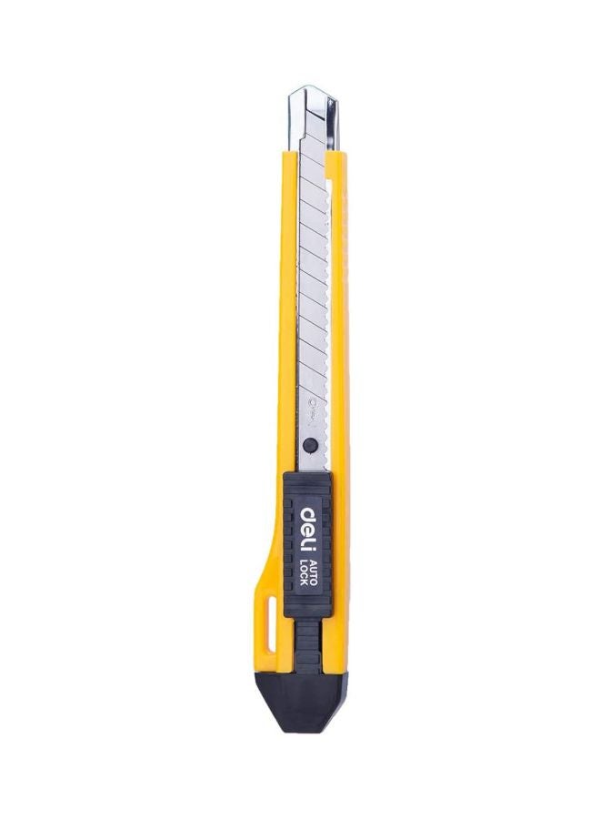 Deli Auto Lock Cutting Blade Yellow - Image 1