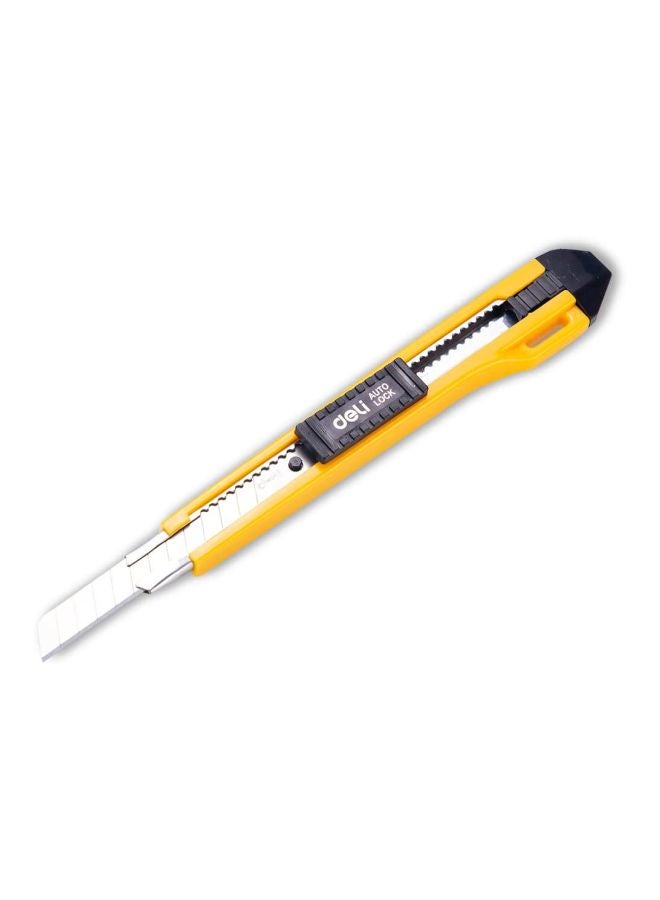 Deli Auto Lock Cutting Blade Yellow - Image 2