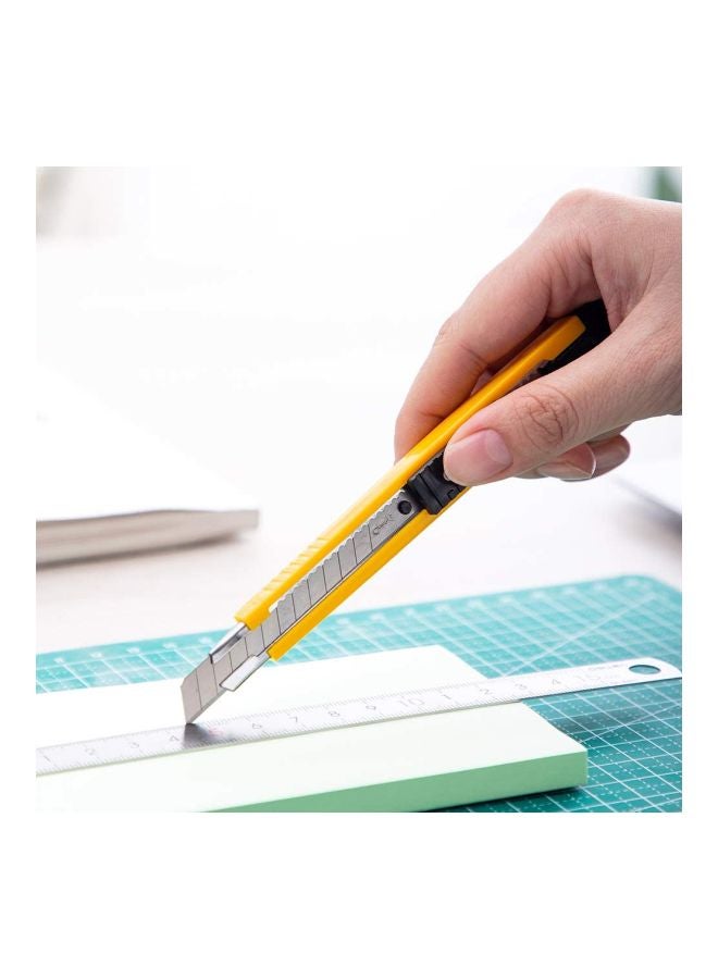 Deli Auto Lock Cutting Blade Yellow - Image 4