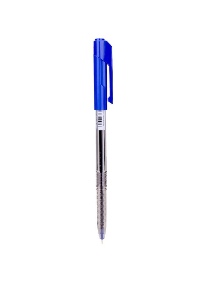 Deli Pack Of 50 Arrow Ball Point Pen Blue 