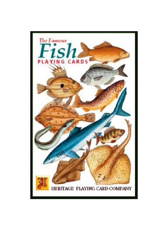 هيراتيج بلاينغ كاردز - بطاقات لعب the famous fish طراز 636111010265 - Image 1