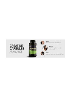 Optimum Nutrition Creatine Food Supplement - 200 Capsules  - Image 2