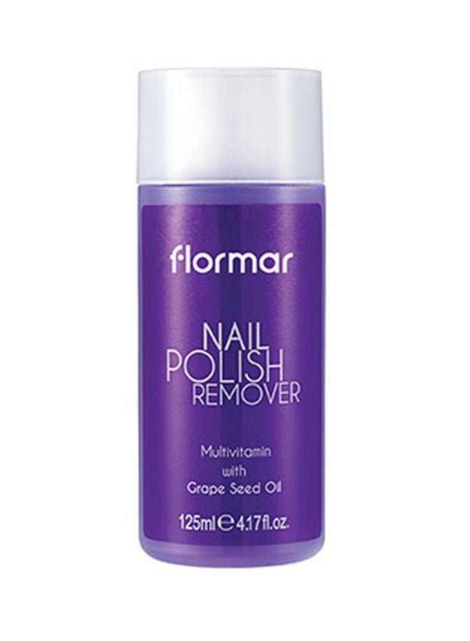 flormar Grape Seed Oil Nail Polish Remover Purple/White - Image 1