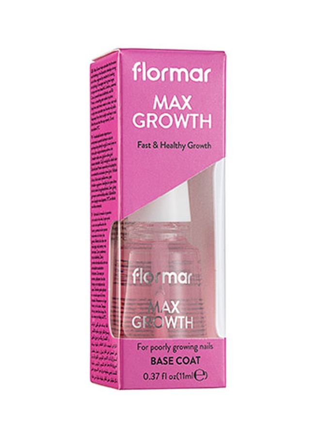 flormar Max Growth Nail Base Coat Clear - Image 2