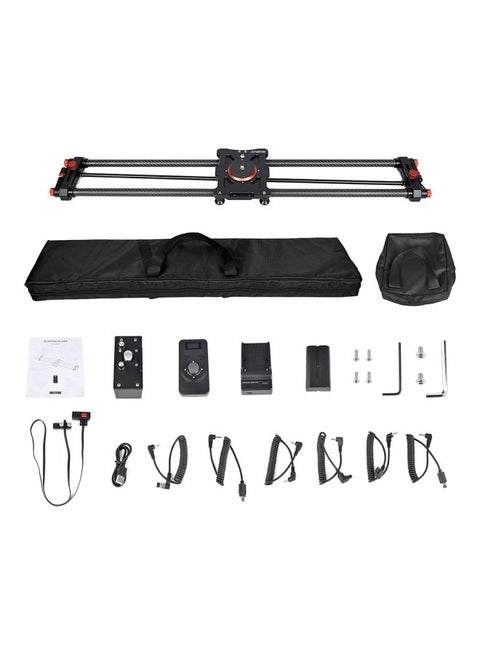 Electric Slider Set For DSLR ILDC Camera Black/Red