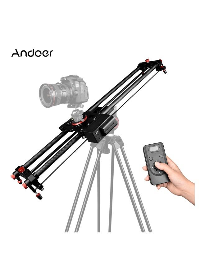 ANDOER - Electric Slider Set For DSLR ILDC Camera Black/Red - Image 1