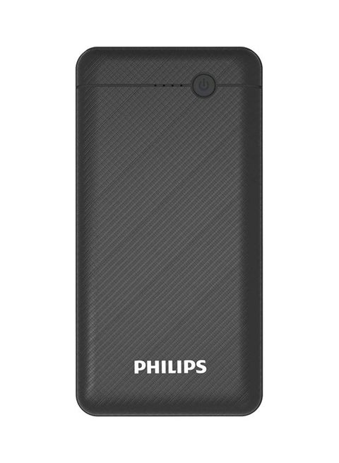 باور بانك بمنفذ مزدوج 10000.0 mAh أسود
