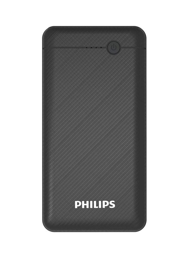 فيليبس - باور بانك بمنفذ مزدوج 10000.0 mAh أسود - Image 1