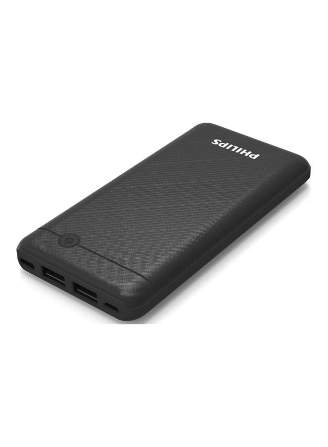 فيليبس - باور بانك بمنفذ مزدوج 10000.0 mAh أسود - Image 1