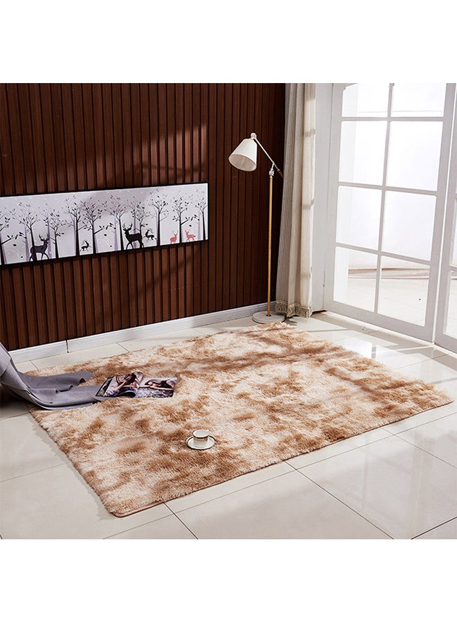 Ultra Soft Tie-Dye Style Gradient Colour Carpet Khaki