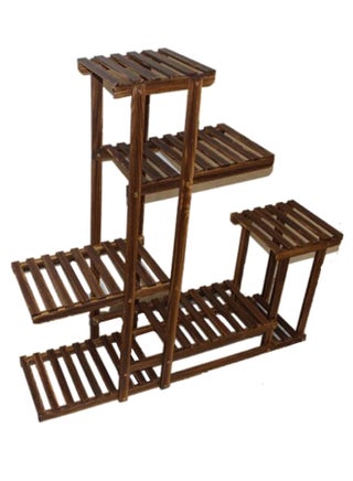 5-Tier Flower Pot Holder Bench Coffee 95 x 25cm - v1591373559/N35510499A_1
