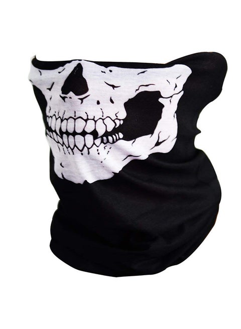 Skull Print Motorcycle Mask 40 x 20cm