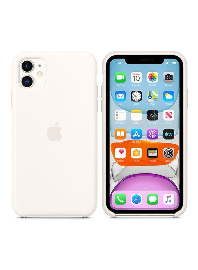 ابل  غطاء حماية واق لهاتف أبل آيفون 11 أبيض - Image 3