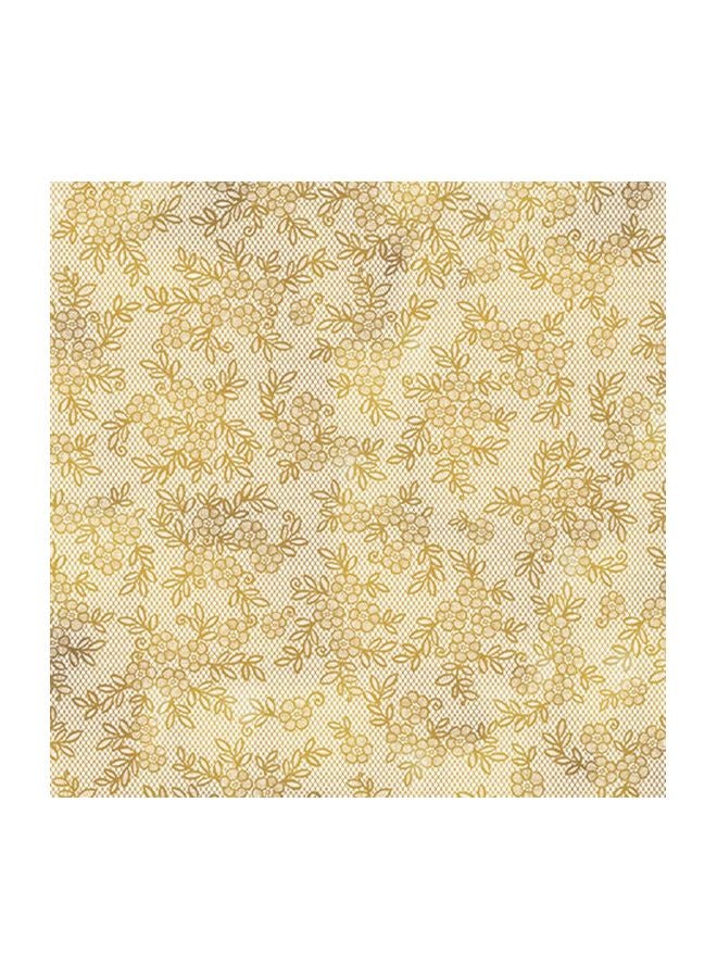Amscan Lace Gift Wrap Paper Gold