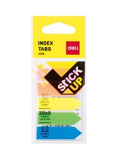 Deli Index Tabs Pink/Yellow/Green 
