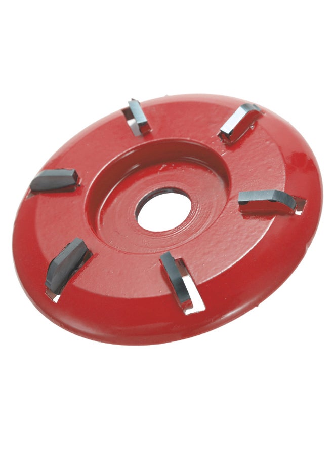 Six-Teeth Power Wood Carving Disc Red - Image 1