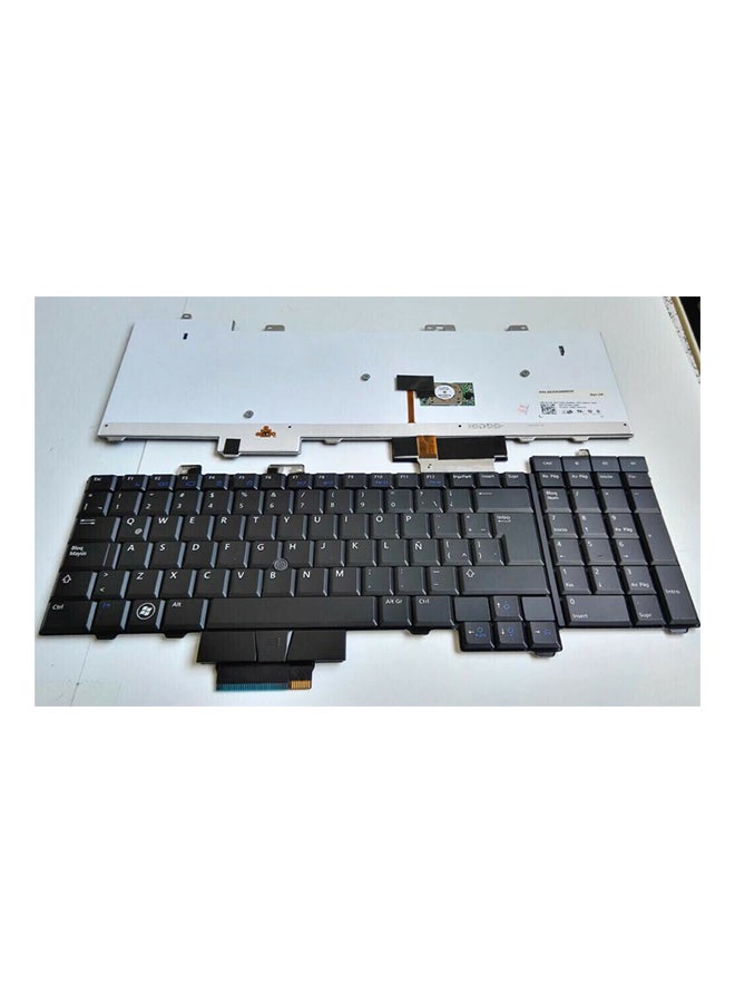 DELL - Wireless Backlit Keyboard For Dell Precision M6400 Black - Image 1