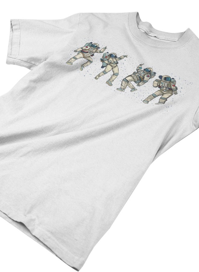 أتيك تيشيرت بطبعة رائد فضاء من لعبة "Fortnite" أبيض - Image 2