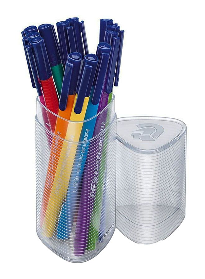 STAEDTLER 12-Piece Triplus Fineliner Pen Set (10 + 2 Free) Multicolour