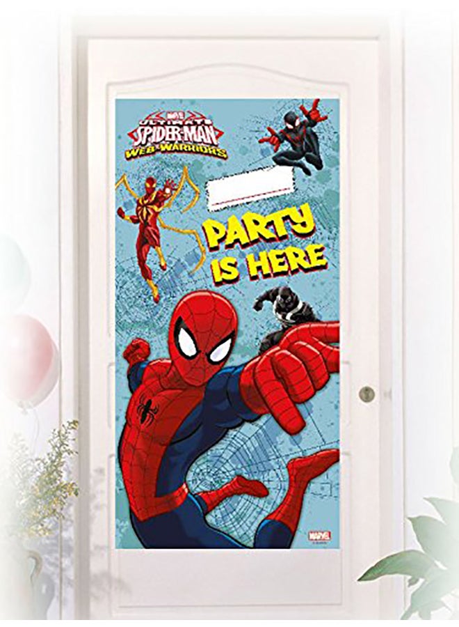 Spiderman-Web Warriors Personalized Door Banner