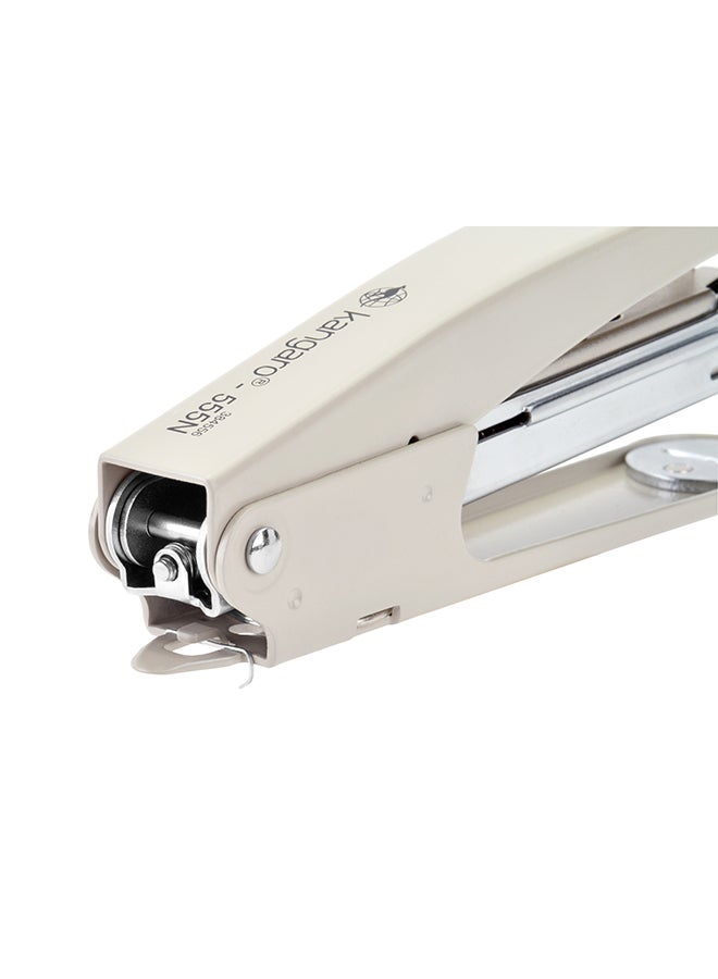Kangaro Hand Held Desktop Stapler Beige - Image 2