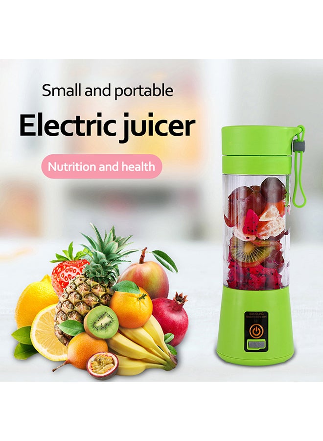 Multifunctional USB Fruit Juicer 380 ml 18 W E11852GR-A Green/Clear - Image 3