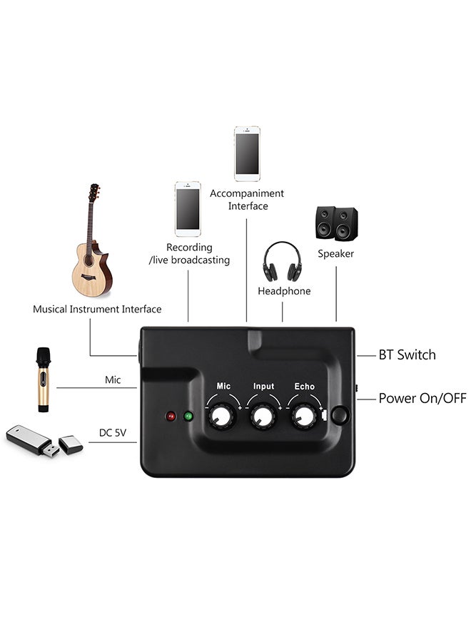 Bluetooth External Recording Sound Card Kit I6220B-A Black - Image 5