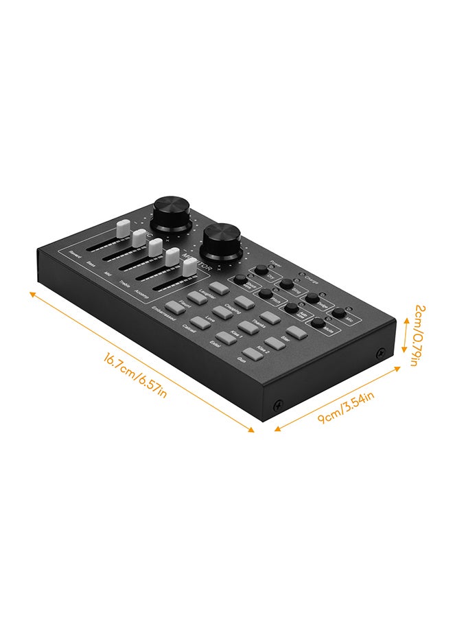 Multi-Functional Live Streaming Sound Card Kit I6212-A Black/Red/Black  - Image 5