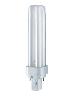 Osram DULUX D 13 Watt/832  Light Bulb 3000K G24D2 - 2 Pin Lumilux Warm White 20cm 