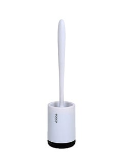 إيكوكو طقم فرشاة المرحاض مزودة بحامل أسود/ أبيض Toilet Brush - 9x9x41, Brush Holder - 9x9x14سم  - Image 1